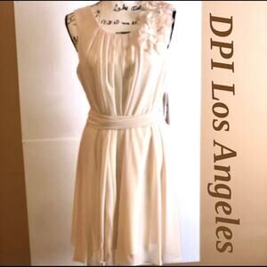 DPI Los Angeles Cream Mini Beautiful Dress